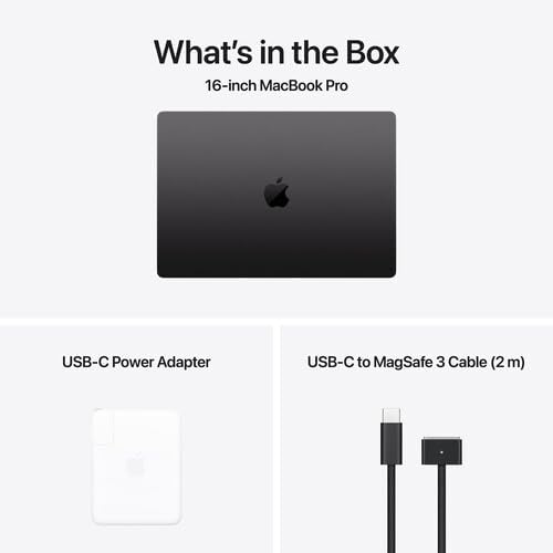 Apple 2024 MacBook Pro with Apple M4 Max Chip (16-inch, 48GB RAM, 1TB SSD Storage) (QWERTY English) Space Black (Renewed)