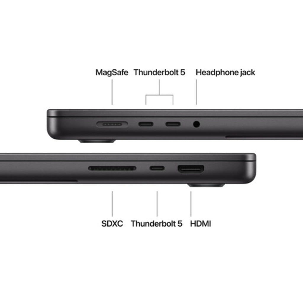Apple 2024 MacBook Pro with Apple M4 Max Chip (16-inch, 48GB RAM, 1TB SSD Storage) (QWERTY English) Space Black (Renewed)