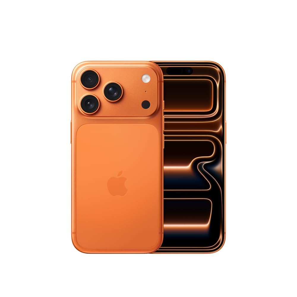 Apple iPhone 17 Pro, US Version, 512GB, eSIM, Cosmic Orange for T-Mobile (Renewed)