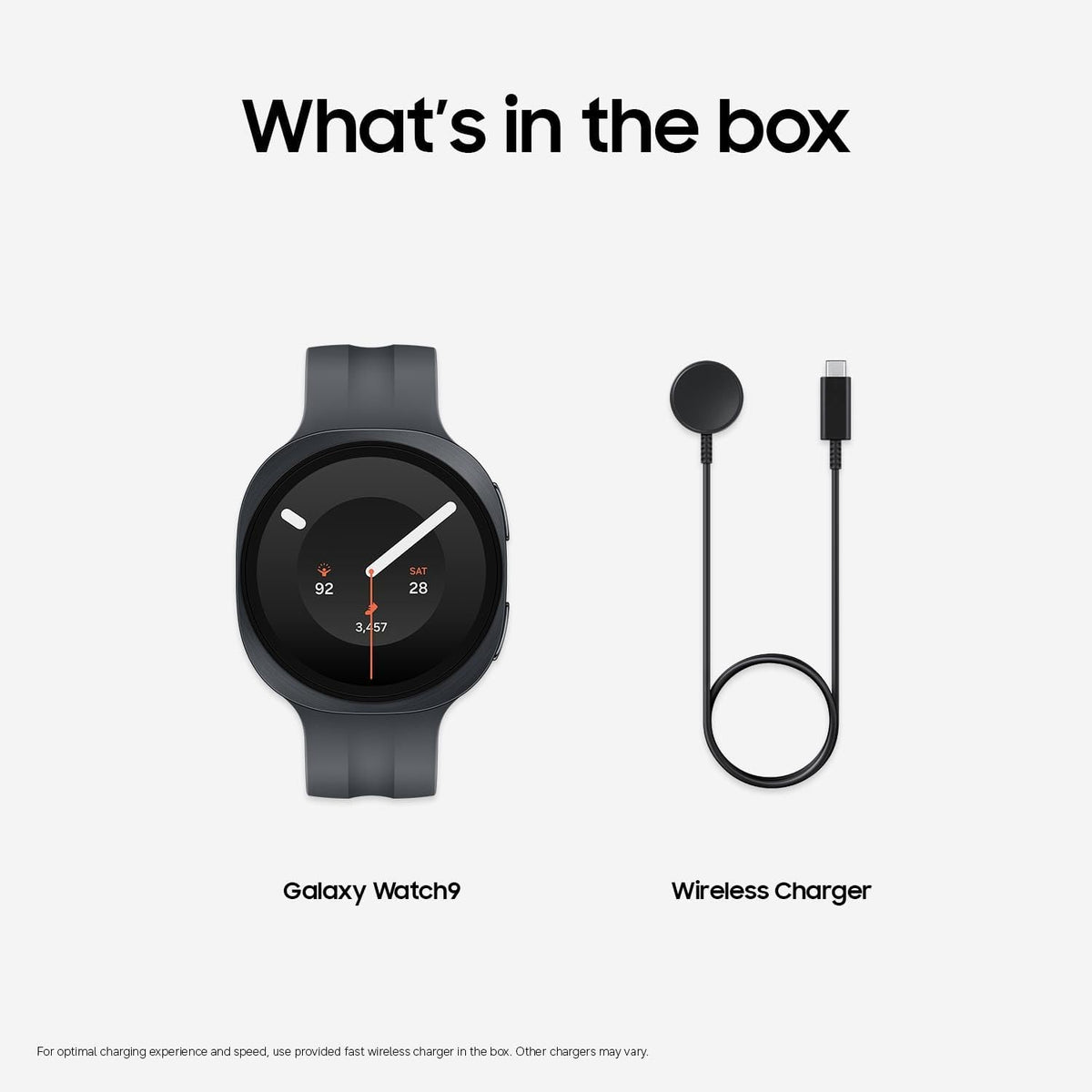 Samsung Galaxy Watch9, Graphite, 40mm Bluetooth Smartwatch