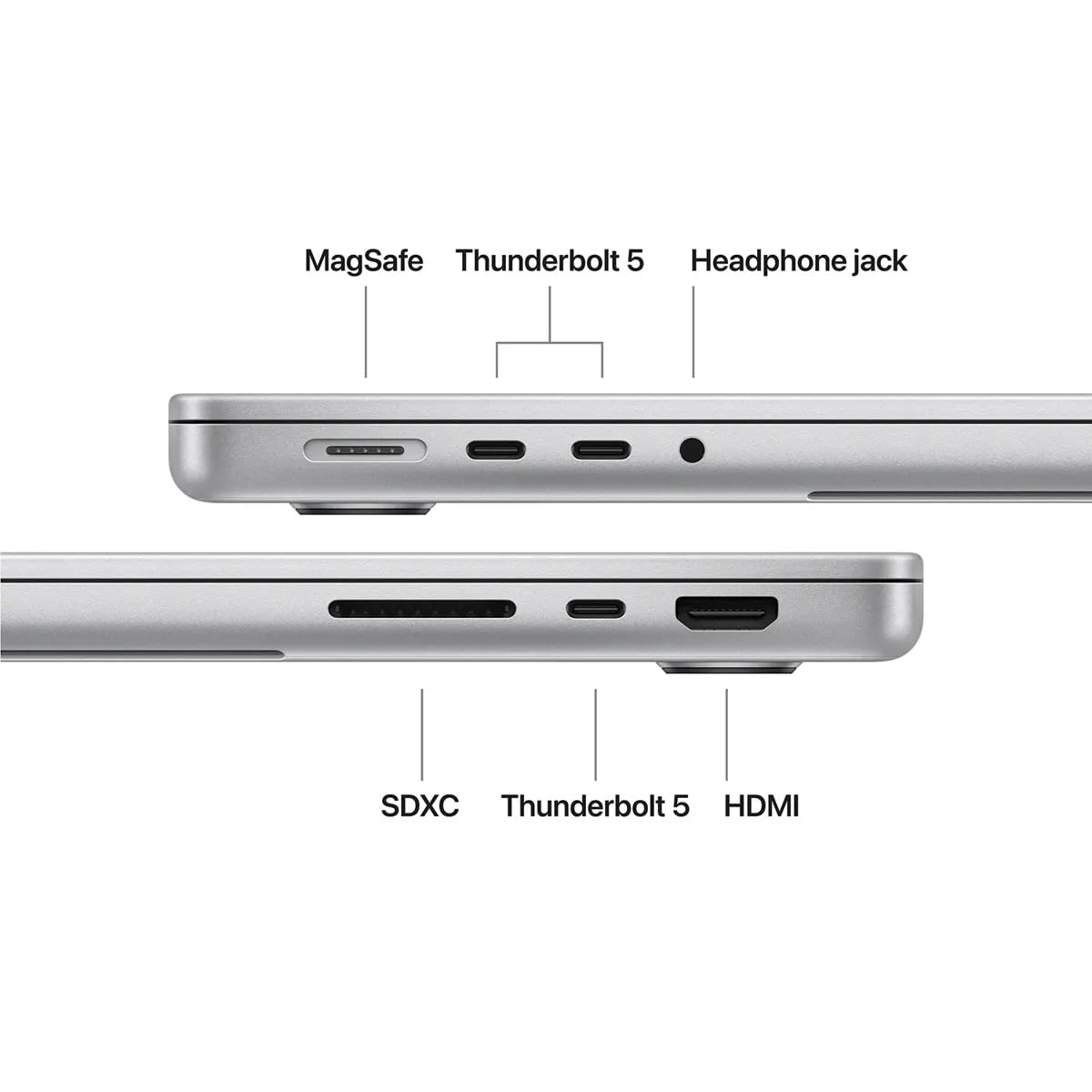 Apple 14-inch MacBook Pro CTO Laptop with M5 Pro Chip, 15-Core CPU, 16-Core GPU, 48GB Unified Memory, 1TB SSD Storage, Standard Display, 70W USB-C Power Adapter, 2026