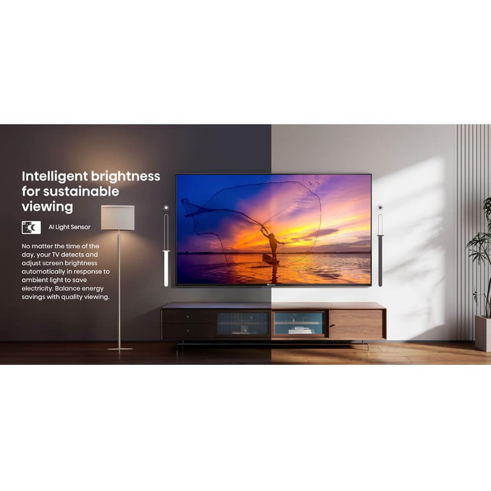 Hisense 55-Inch Class A6 Series 4K UHD Smart Google TV with Alexa Compatibility, Dolby Vision HDR, DTS Virtual X, Sports & Game Modes, Voice Remote, Chromecast Built-in (55A6H) , Black