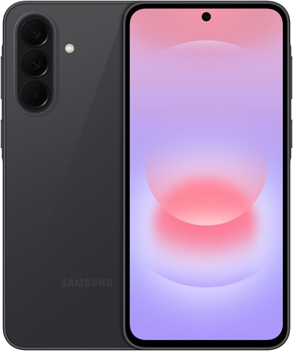 Samsung Galaxy A37 5G (2026), Unlocked Android Smartphone, 128GB, AMOLED Display, Triple Camera, IP68, Slim Phone, 5000mAh Battery, US Version, US 1 Yr Warranty, Awesome Charcoal