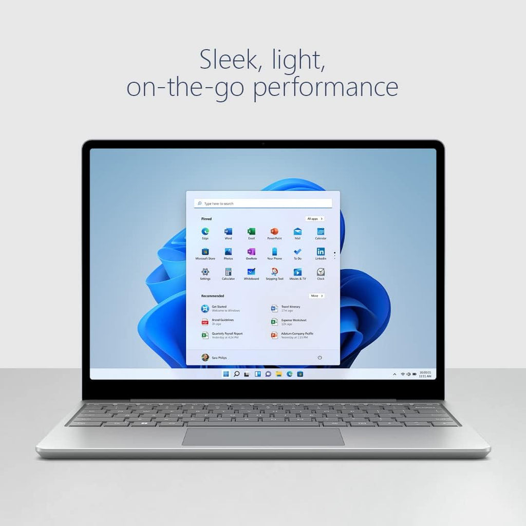 Microsoft Surface Laptop Go 2-12.4" Touchscreen - Intel Core i5 8GB Memory - 128 SSD - Platinum (Latest Model) (Renewed)
