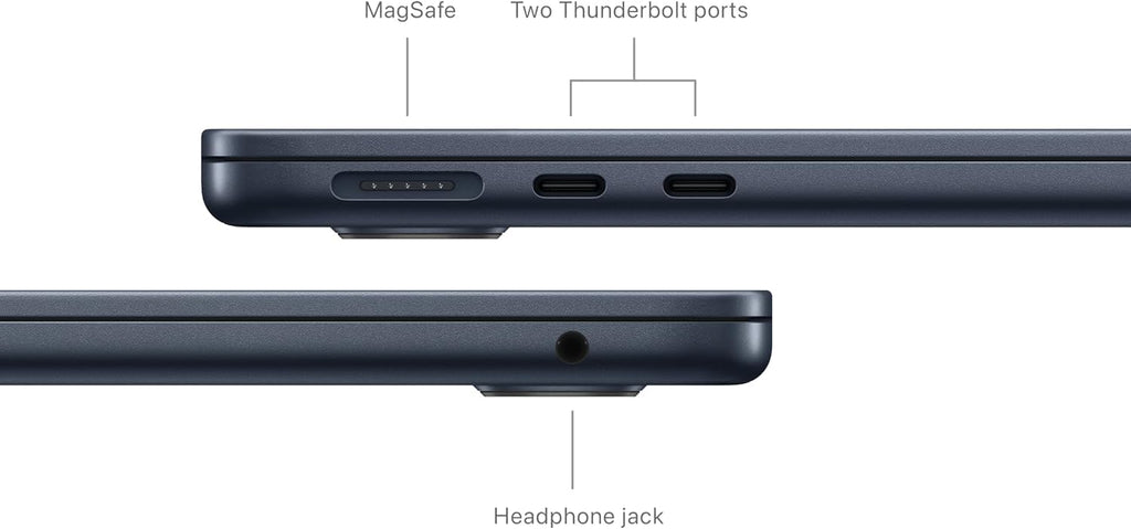2023 Apple MacBook Air with Apple M2 Chip with 8-Core CPU/10-Core GPU (15-inch, 8GB RAM, 256GB SSD Storage) (QWERTY English) Space Gray (Renewed)