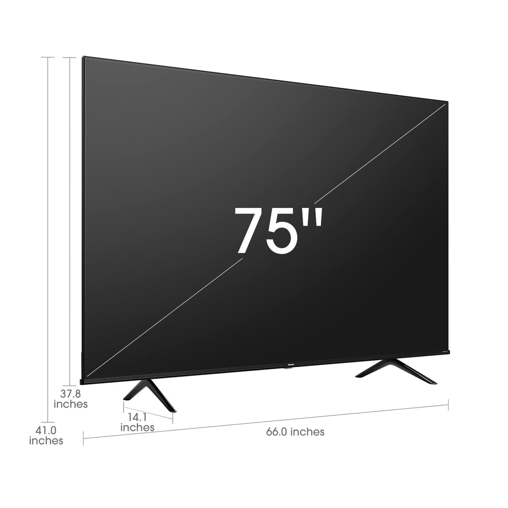 Hisense 55-Inch Class A6 Series 4K UHD Smart Google TV with Alexa Compatibility, Dolby Vision HDR, DTS Virtual X, Sports & Game Modes, Voice Remote, Chromecast Built-in (55A6H) , Black