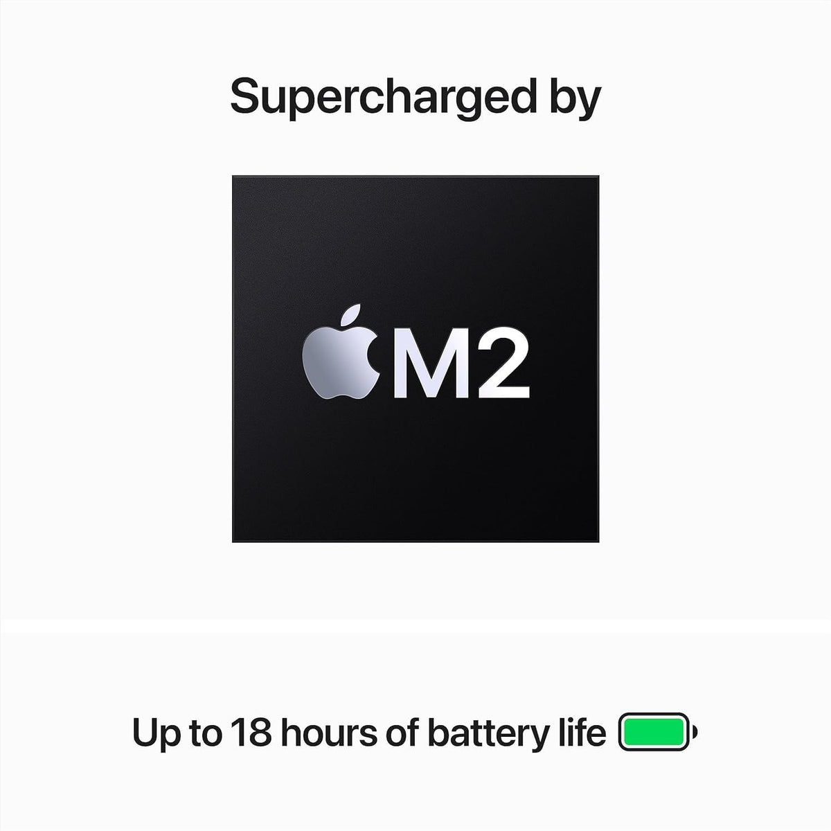 2023 Apple MacBook Air with Apple M2 Chip with 8-Core CPU/10-Core GPU (15-inch, 8GB RAM, 256GB SSD Storage) (QWERTY English) Space Gray (Renewed)