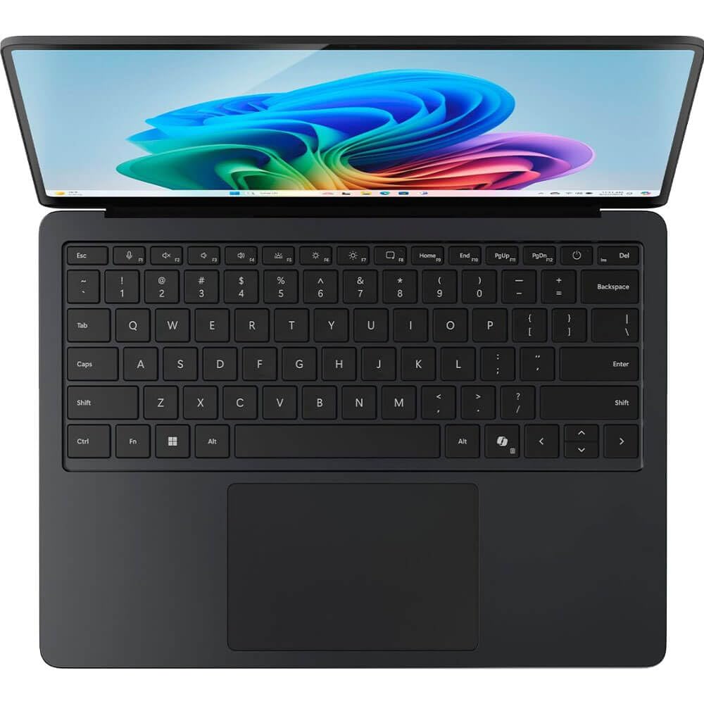 Microsoft Surface Laptop (2024), Windows 11 Copilot+ PC, 13.8" Touchscreen Display, Snapdragon X Elite (12 core), 16GB RAM, 512GB SSD Storage, Black