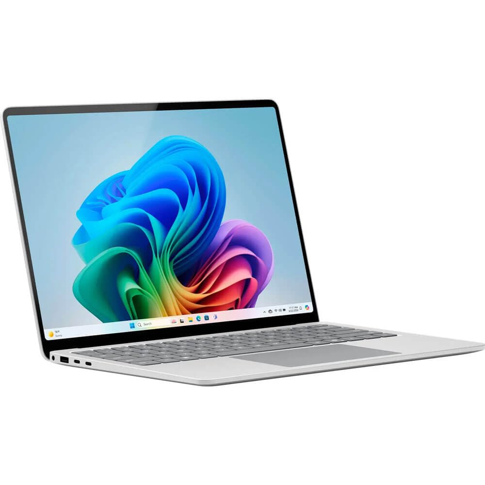 Microsoft Surface Laptop (2024), Windows 11 Copilot+ PC, 13.8" Touchscreen Display, Snapdragon X Elite (12 core), 16GB RAM, 512GB SSD Storage, Black