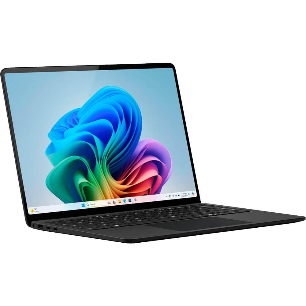 Microsoft Surface Laptop (2024), Windows 11 Copilot+ PC, 13.8" Touchscreen Display, Snapdragon X Elite (12 core), 16GB RAM, 512GB SSD Storage, Black