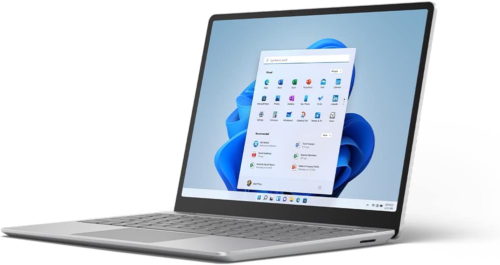 Microsoft Surface Laptop Go 2-12.4" Touchscreen - Intel Core i5 8GB Memory - 128 SSD - Platinum (Latest Model) (Renewed)
