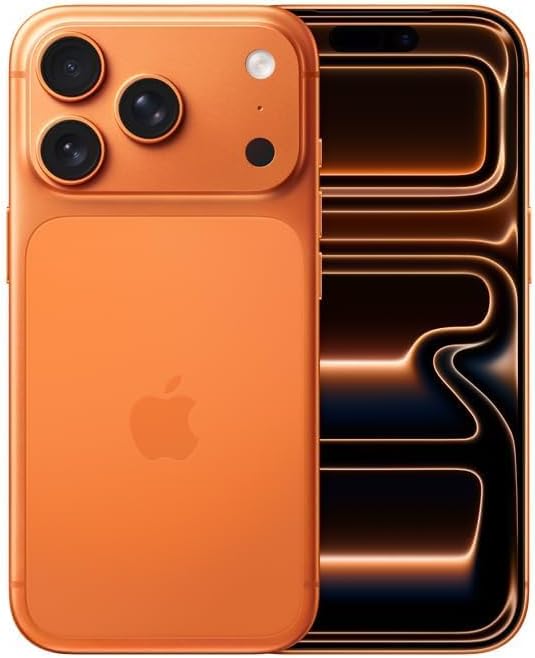 Apple iPhone 17 Pro, US Version, 512GB, eSIM, Cosmic Orange for T-Mobile (Renewed)