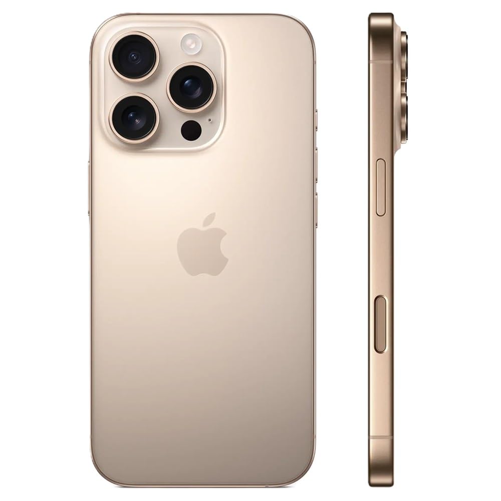 Apple iPhone 16 Pro Max, 256GB, Desert Titanium - T-Mobile (Renewed)