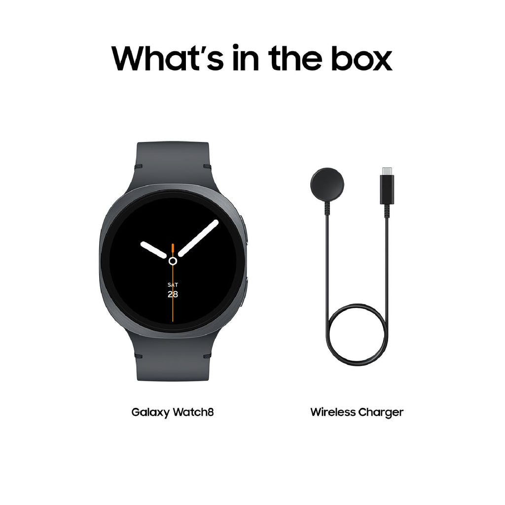 Samsung Galaxy Watch 8 (2025), Graphite, 40mm, Bluetooth Smartwatch