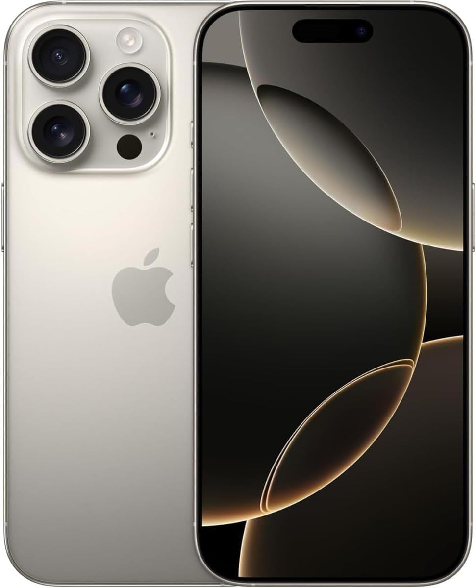 Apple iPhone 16 Pro, 256GB, Desert Titanium - Locked to T-Mobile (Renewed)