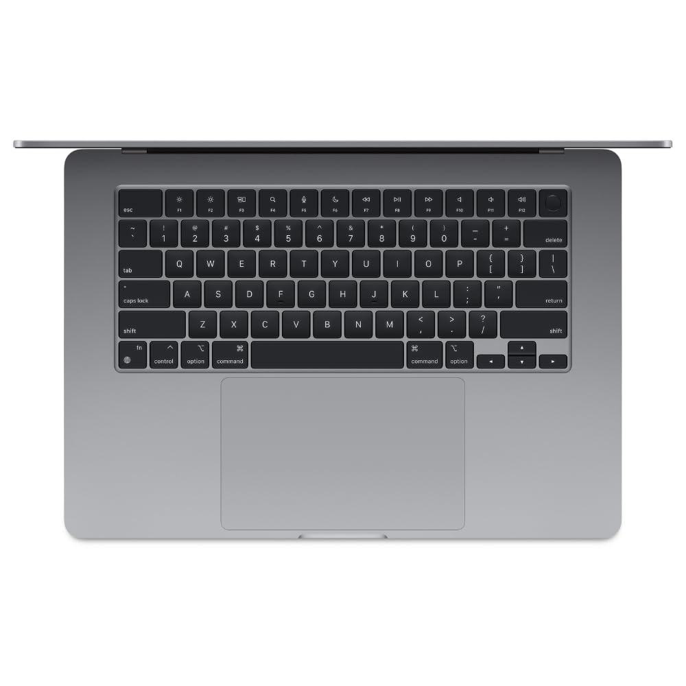 2023 Apple MacBook Air with Apple M2 Chip with 8-Core CPU/10-Core GPU (15-inch, 8GB RAM, 256GB SSD Storage) (QWERTY English) Space Gray (Renewed)