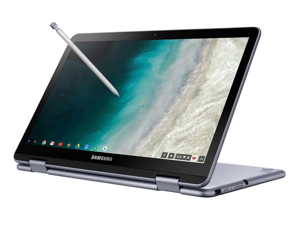 Samsung Chromebook Plus V2 2-in-1 Laptop- 4GB RAM, 64GB eMMC, 13MP Camera, Chrome OS, 12.2", 16:10 Aspect Ratio- XE520QAB-K03US Light Titan