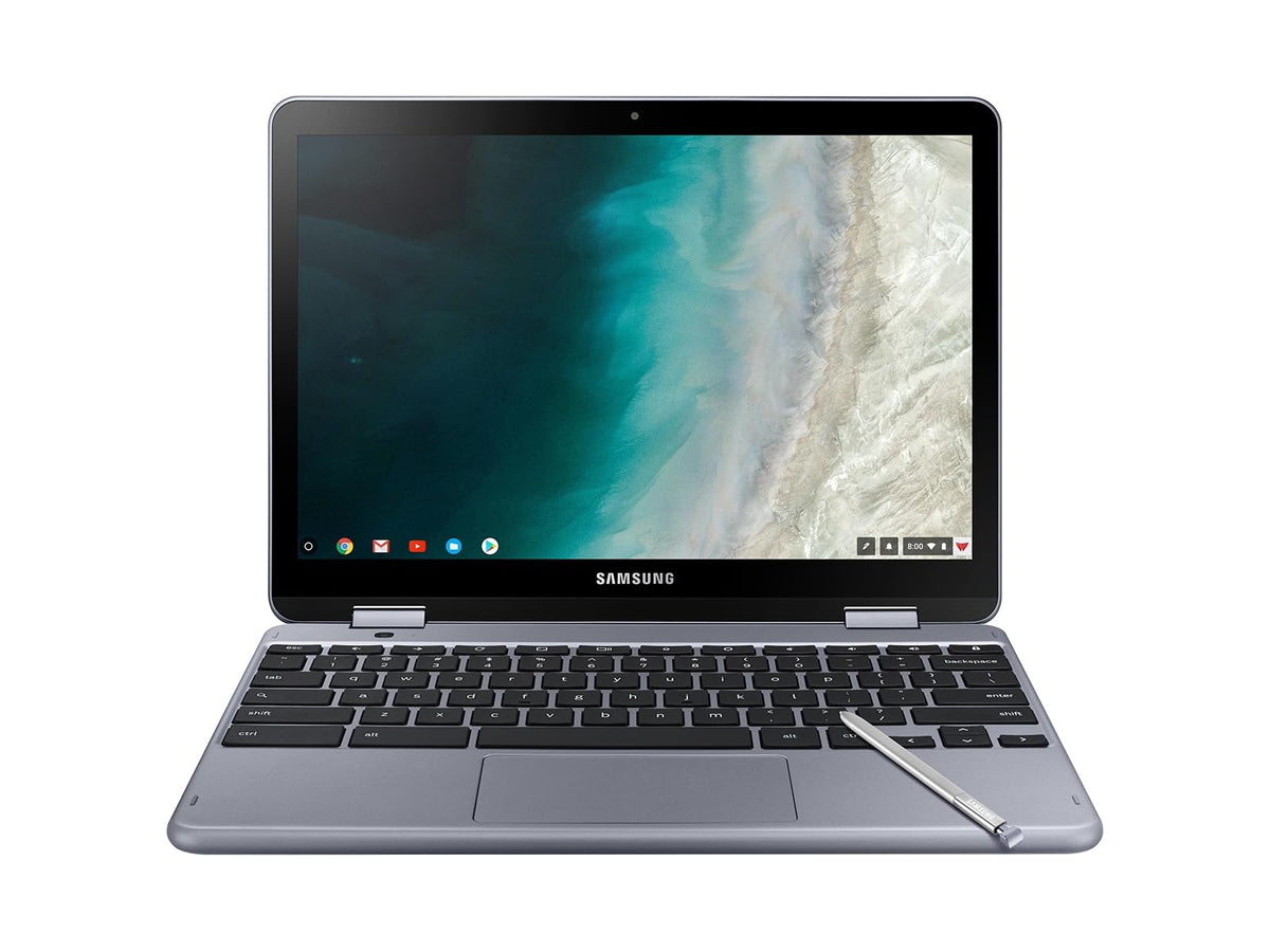 Samsung Chromebook Plus V2 2-in-1 Laptop- 4GB RAM, 64GB eMMC, 13MP Camera, Chrome OS, 12.2", 16:10 Aspect Ratio- XE520QAB-K03US Light Titan