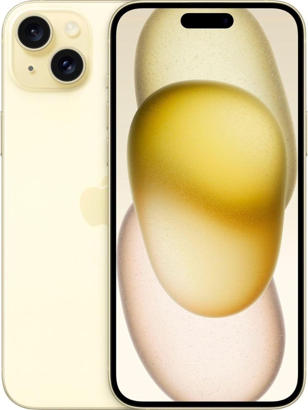 Apple iPhone 15 Plus, 128GB, Yellow - Unlocked (Renewed)