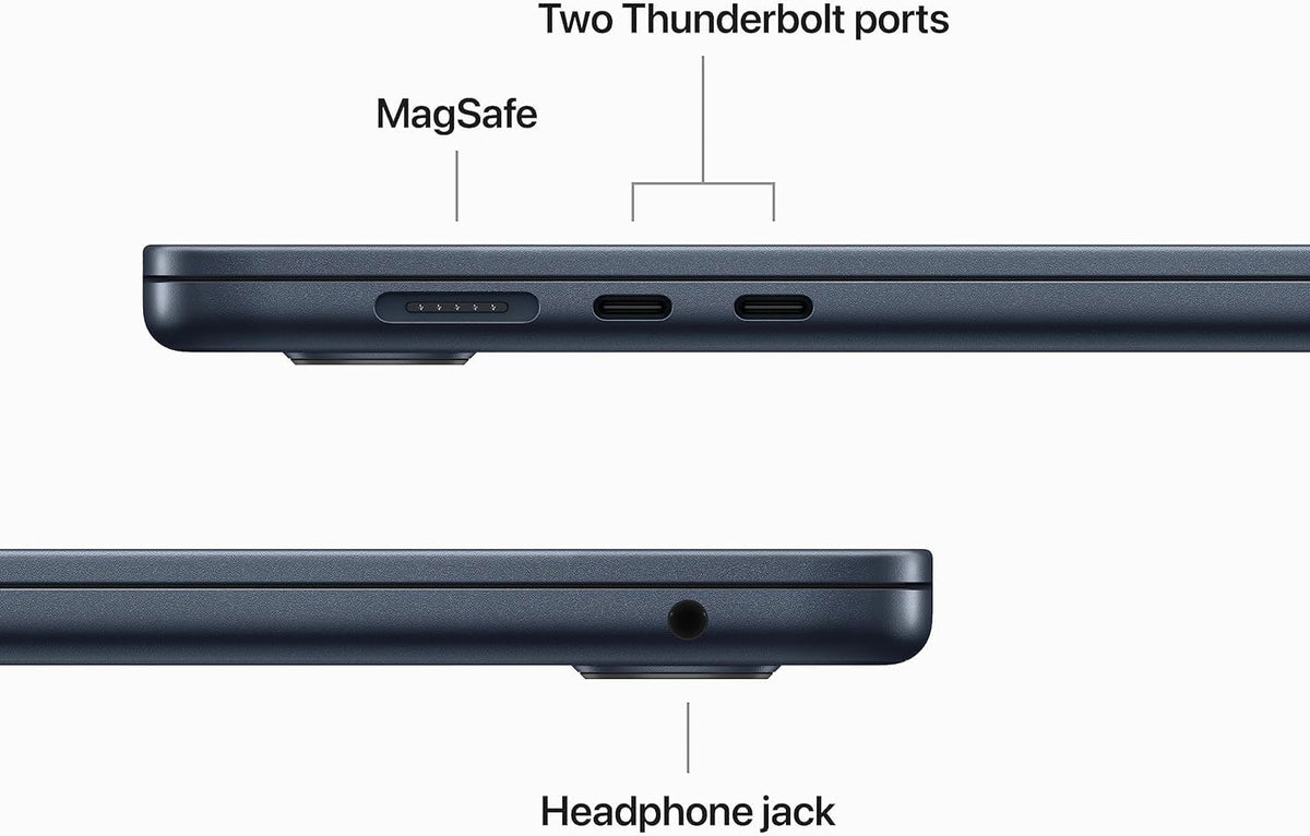 2023 Apple MacBook Air with Apple M2 Chip with 8-Core CPU/10-Core GPU (15-inch, 8GB RAM, 256GB SSD Storage) (QWERTY English) Space Gray (Renewed)
