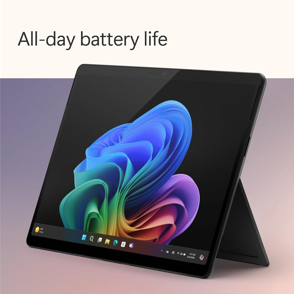 Microsoft Surface Pro 2-in-1 Laptop/Tablet (2024), Windows 11 Copilot+ PC, 13" Touchscreen Display, Snapdragon X Plus (10 Core), 16GB RAM, 512GB Storage, Dune