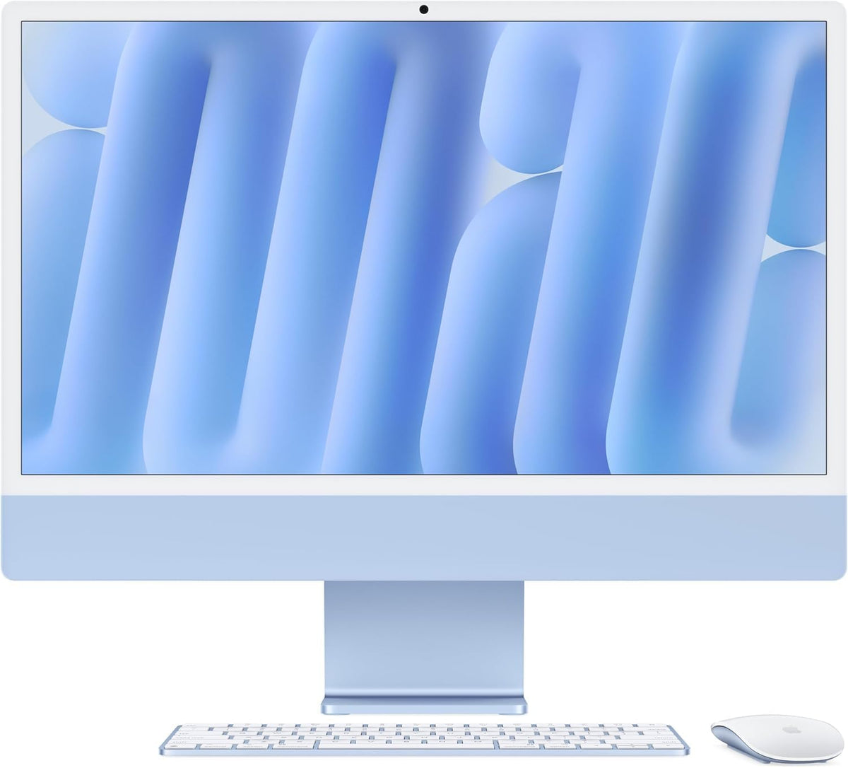 2024 Apple iMac with Apple M4 (24-inch, 16GB RAM, 512GB SSD Storage) Blue (Renewed)