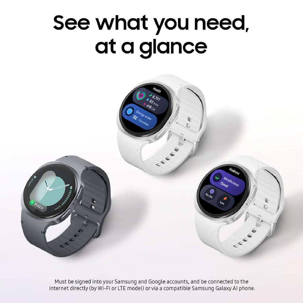 Samsung Galaxy Watch 8 (2025), Graphite, 40mm, Bluetooth Smartwatch