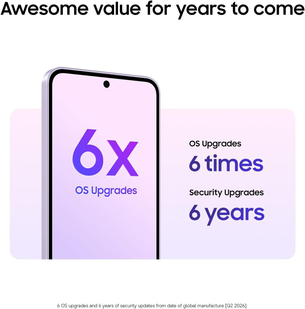 Samsung Galaxy A37 5G (2026), Unlocked Android Smartphone, 128GB, AMOLED Display, Triple Camera, IP68, Slim Phone, 5000mAh Battery, US Version, US 1 Yr Warranty, Awesome Charcoal