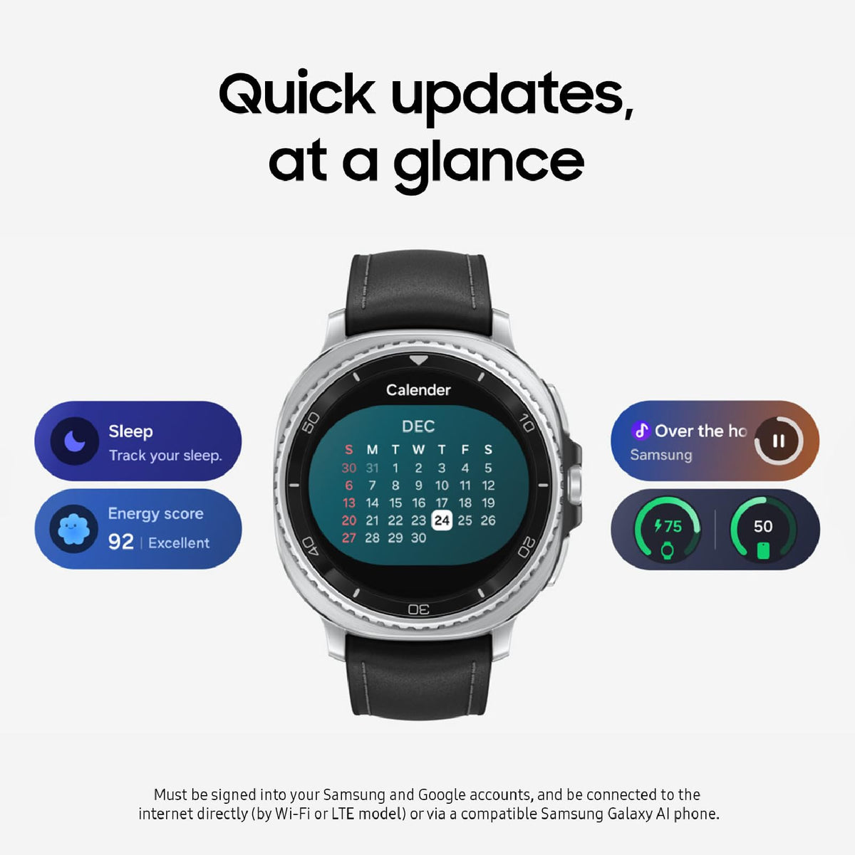 Samsung Galaxy Watch 8 (2025), Graphite, 40mm, Bluetooth Smartwatch