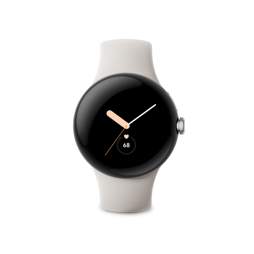 Google Pixel Watch 1st Gen (Previous Model) - Android Smartwatch with Fitbit Activity Tracking - Heart Rate Tracking Watch - Champagne Gold Stainless Steel case with Hazel Active band - LTE