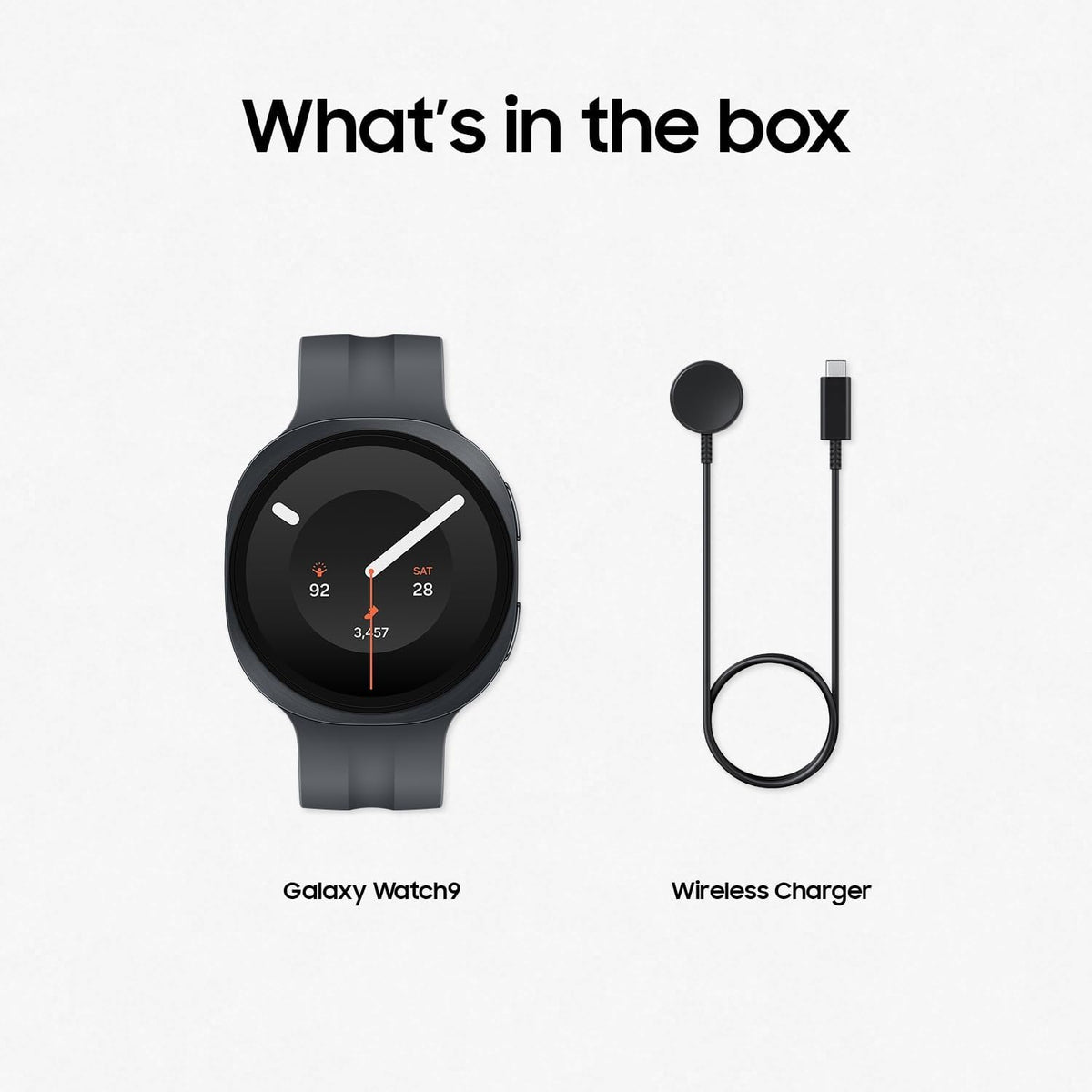 Samsung Galaxy Watch9, Graphite, 40mm Bluetooth Smartwatch