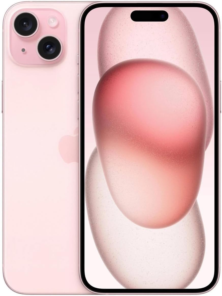 Apple iPhone 15 Plus, 128GB, Yellow - Unlocked (Renewed)