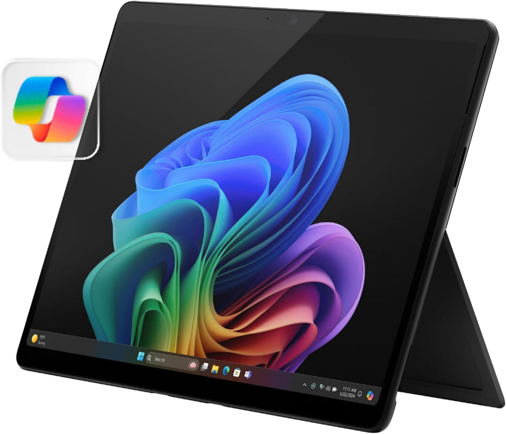 Microsoft Surface Pro 2-in-1 Laptop/Tablet (2024), Windows 11 Copilot+ PC, 13" Touchscreen Display, Snapdragon X Plus (10 Core), 16GB RAM, 512GB Storage, Dune