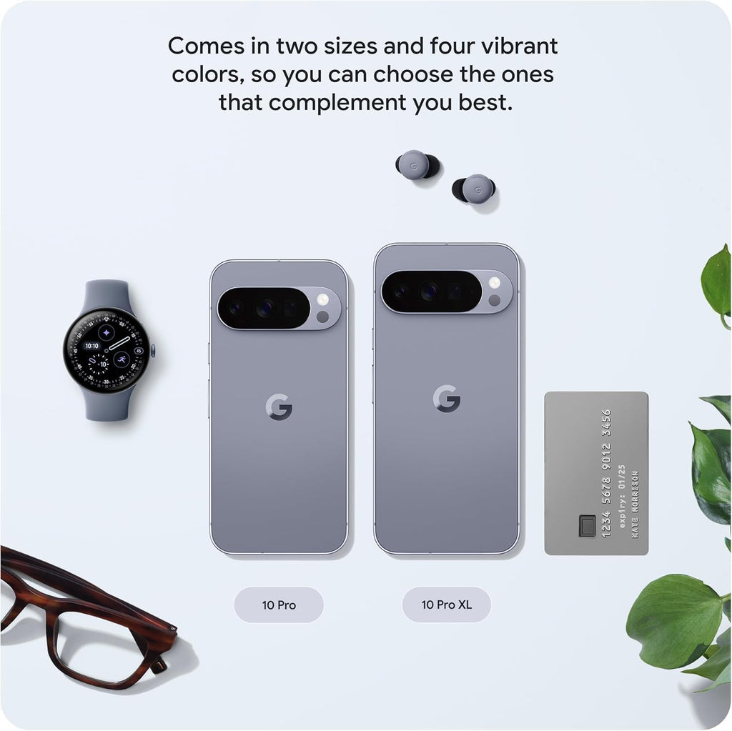 Google Pixel 10 Pro XL - Unlocked Android Smartphone - Gemini AI Assistant, Moonstone - 256GB (2025 Model) (Renewed Premium)