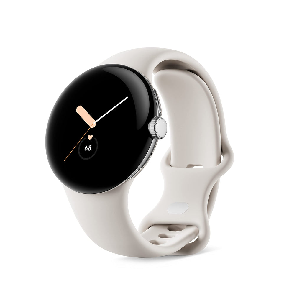Google Pixel Watch 1st Gen (Previous Model) - Android Smartwatch with Fitbit Activity Tracking - Heart Rate Tracking Watch - Champagne Gold Stainless Steel case with Hazel Active band - LTE
