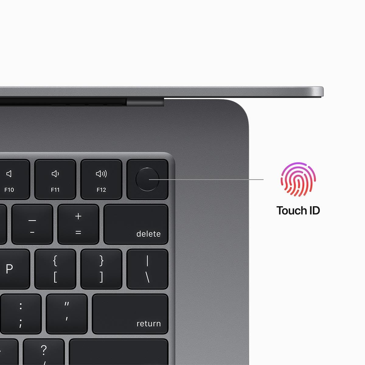 2023 Apple MacBook Air with Apple M2 Chip with 8-Core CPU/10-Core GPU (15-inch, 8GB RAM, 256GB SSD Storage) (QWERTY English) Space Gray (Renewed)