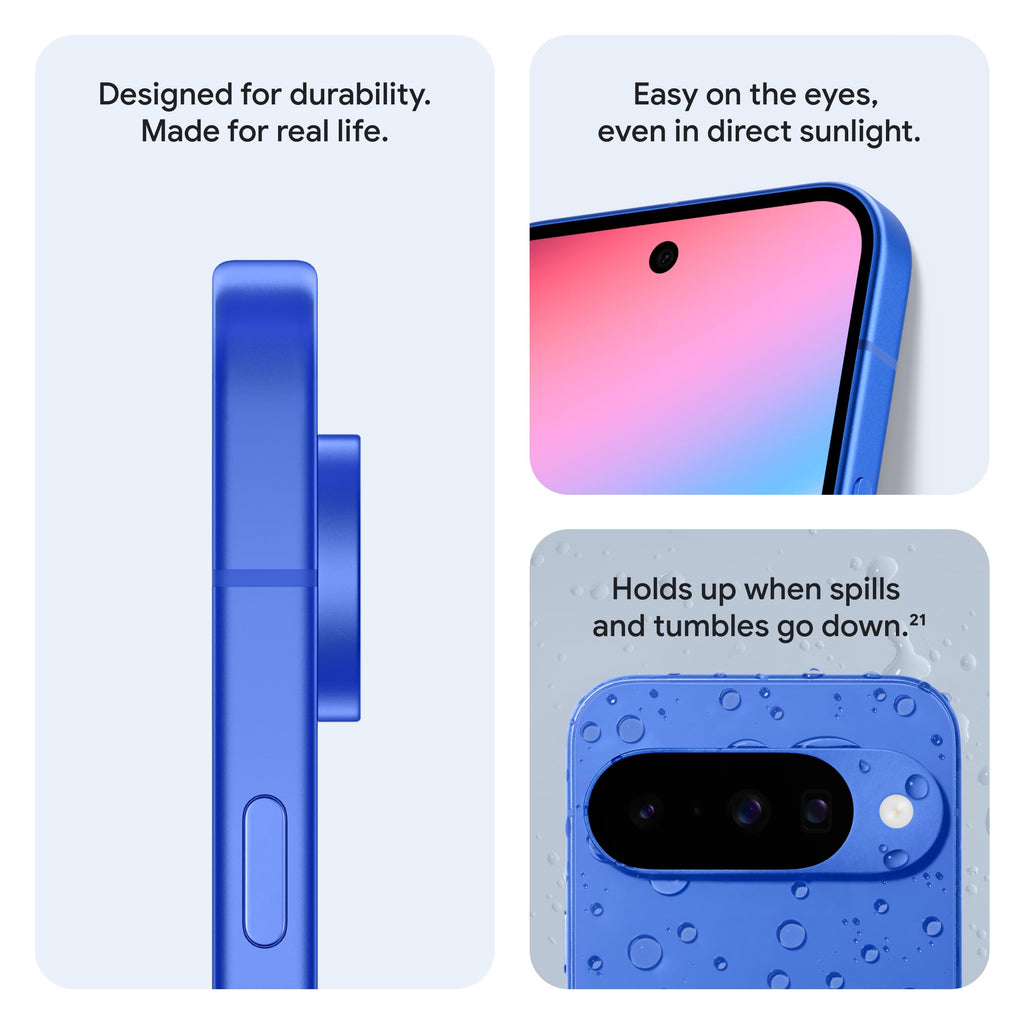 Google Pixel 10 - Unlocked Smartphone with Gemini - Obsidian - 128 GB