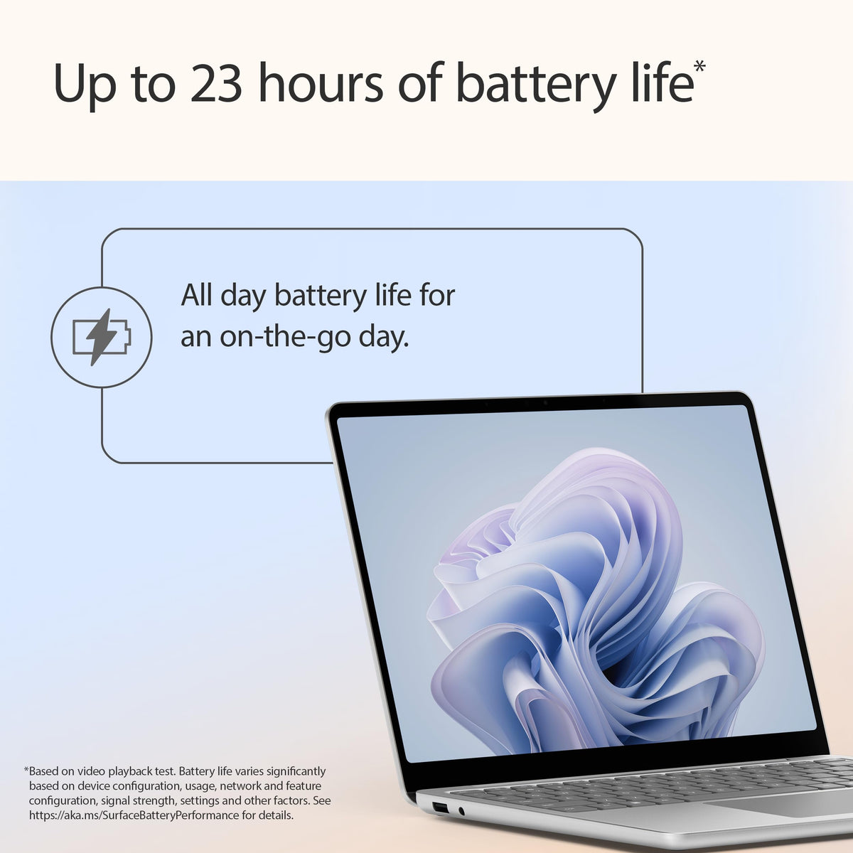 Microsoft Surface Laptop (2025), Windows 11 Copilot+ PC, 13" Touchscreen Display, Snapdragon X Plus (8 core), 16GB RAM, 512GB SSD Storage, Ocean