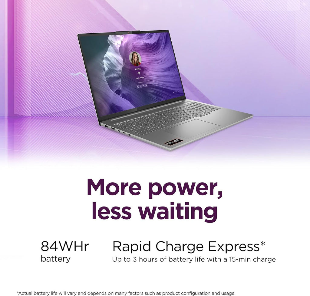 Lenovo IdeaPad Pro 5-2025 - 16" OLED 2880 x 1800 120Hz Display - 16GB Memory - 1 TB Storage - Ryzen AI 7 350 - NVIDIA GeForce RTX5050 - Windows 11 Home - Luna Grey