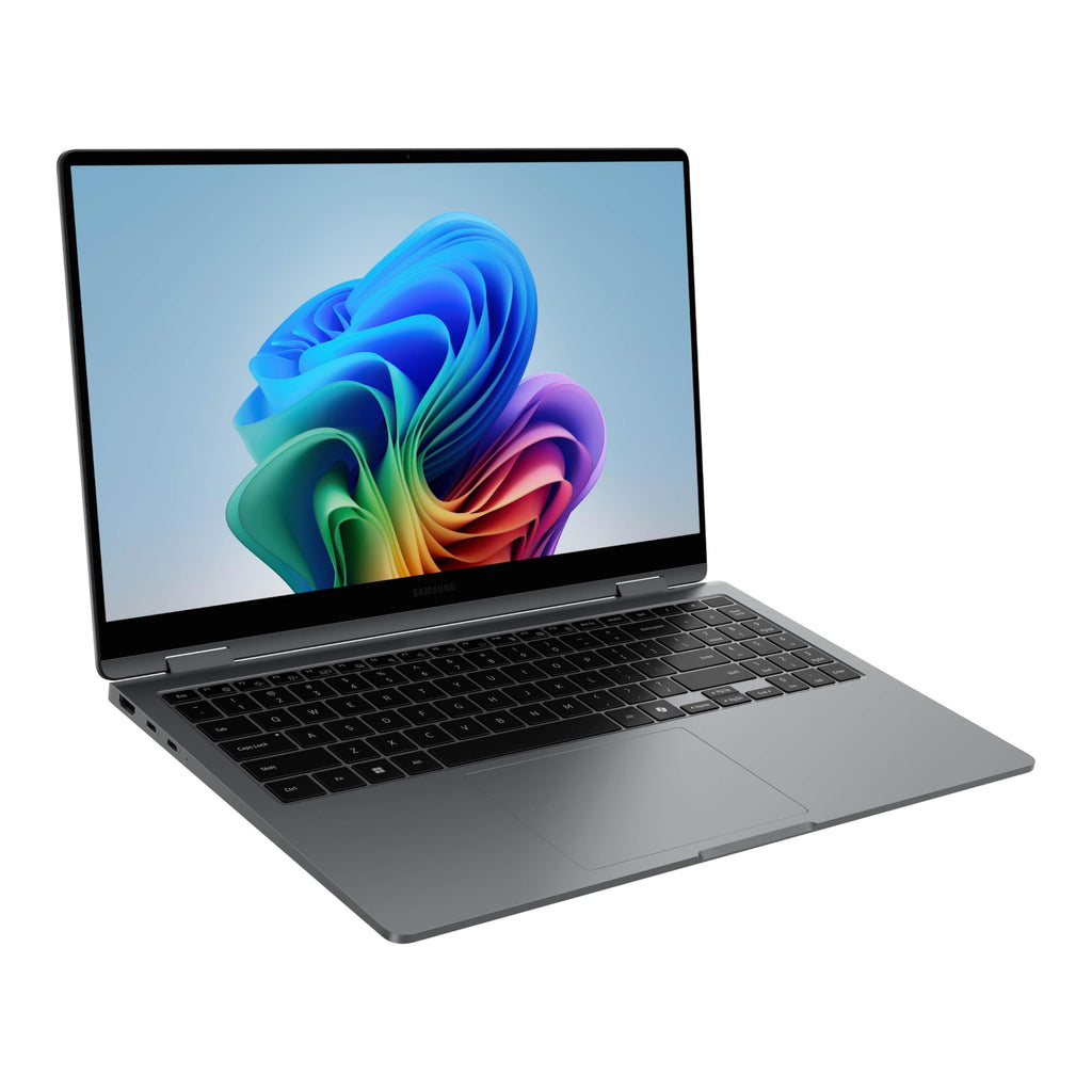 Samsung 16” Galaxy Book5 Pro 360 Copilot+ PC, AI Business Laptop, Windows 11 Pro, Intel Core Ultra 7 Processor 256V, 3K AMOLED Touchscreen, 16GB / 512GB, 120HZ, 2025 Model, NP964QHA-KG1US, Gray