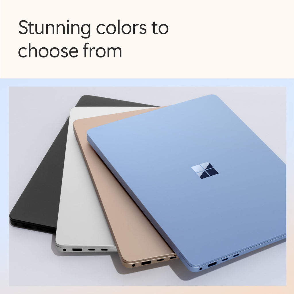 Microsoft Surface Laptop (2024), Windows 11 Copilot+ PC, 13.8" Touchscreen Display, Snapdragon X Elite (12 core), 16GB RAM, 512GB SSD Storage, Black