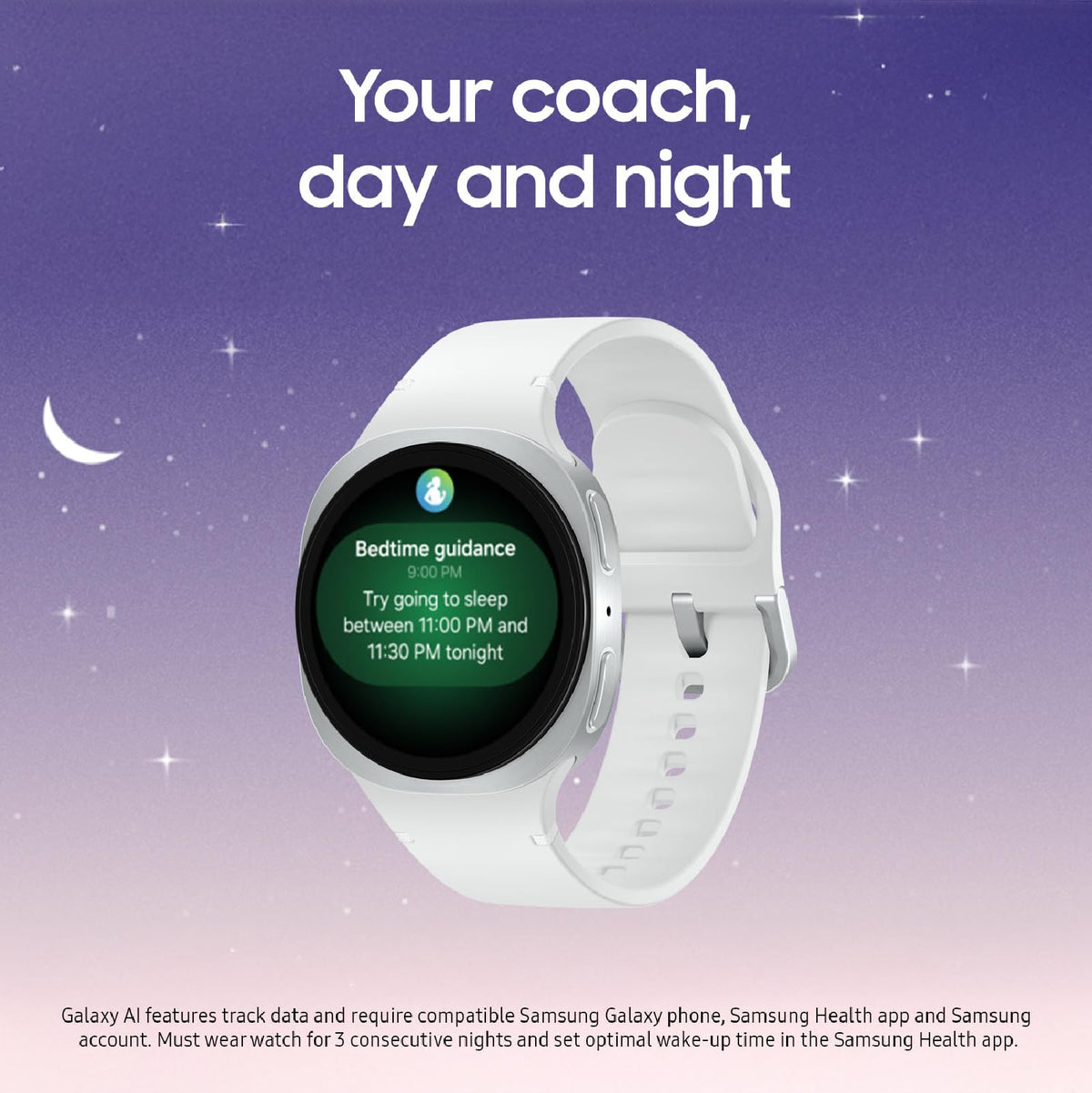 Samsung Galaxy Watch 8 (2025), Graphite, 40mm, Bluetooth Smartwatch