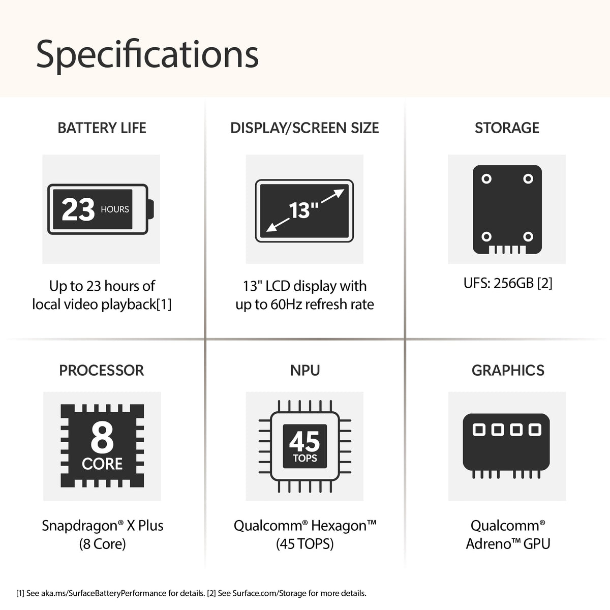 Microsoft Surface Laptop (2025), Windows 11 Copilot+ PC, 13" Touchscreen Display, Snapdragon X Plus (8 core), 16GB RAM, 512GB SSD Storage, Ocean