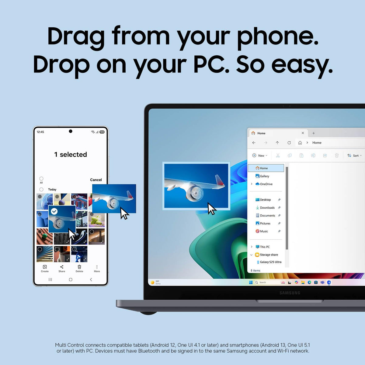 Samsung 16” Galaxy Book6 Ultra U7 PC Laptop Computer, NVIDIA 5070 Intel Processor, 32GB/1TB, Dynamic AMOLED 2X Display, Advanced Cooling, Slim, 2 Year Warranty, Gray