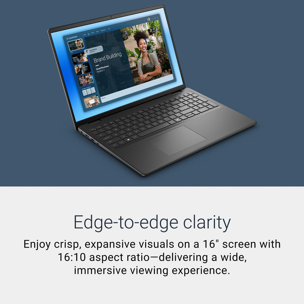 Dell 16 Laptop DC16251, FHD+, Intel Core 7 150U, 16GB RAM, Windows 11 Home