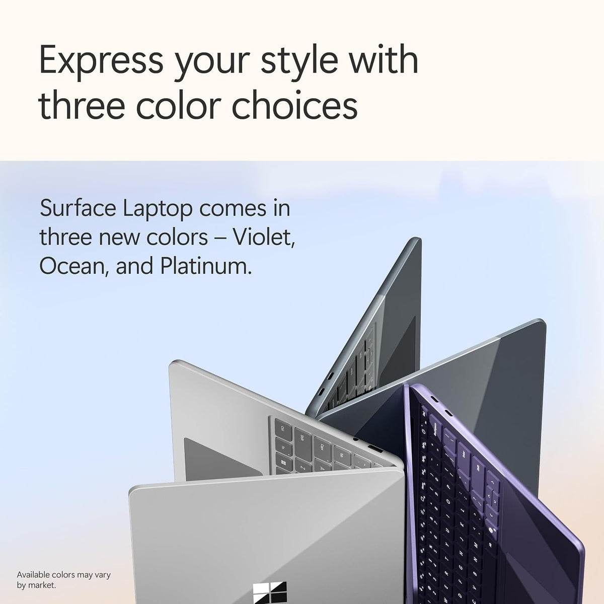 Microsoft Surface Laptop (2025), Windows 11 Copilot+ PC, 13" Touchscreen Display, Snapdragon X Plus (8 core), 16GB RAM, 512GB SSD Storage, Ocean