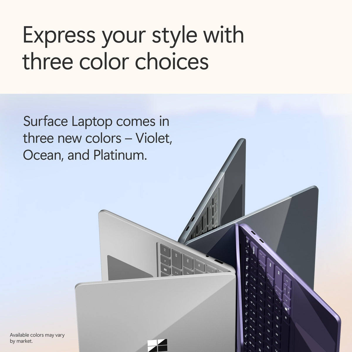 Microsoft Surface Laptop (2025), Windows 11 Copilot+ PC, 13" Touchscreen Display, Snapdragon X Plus (8 core), 16GB RAM, 512GB SSD Storage, Ocean