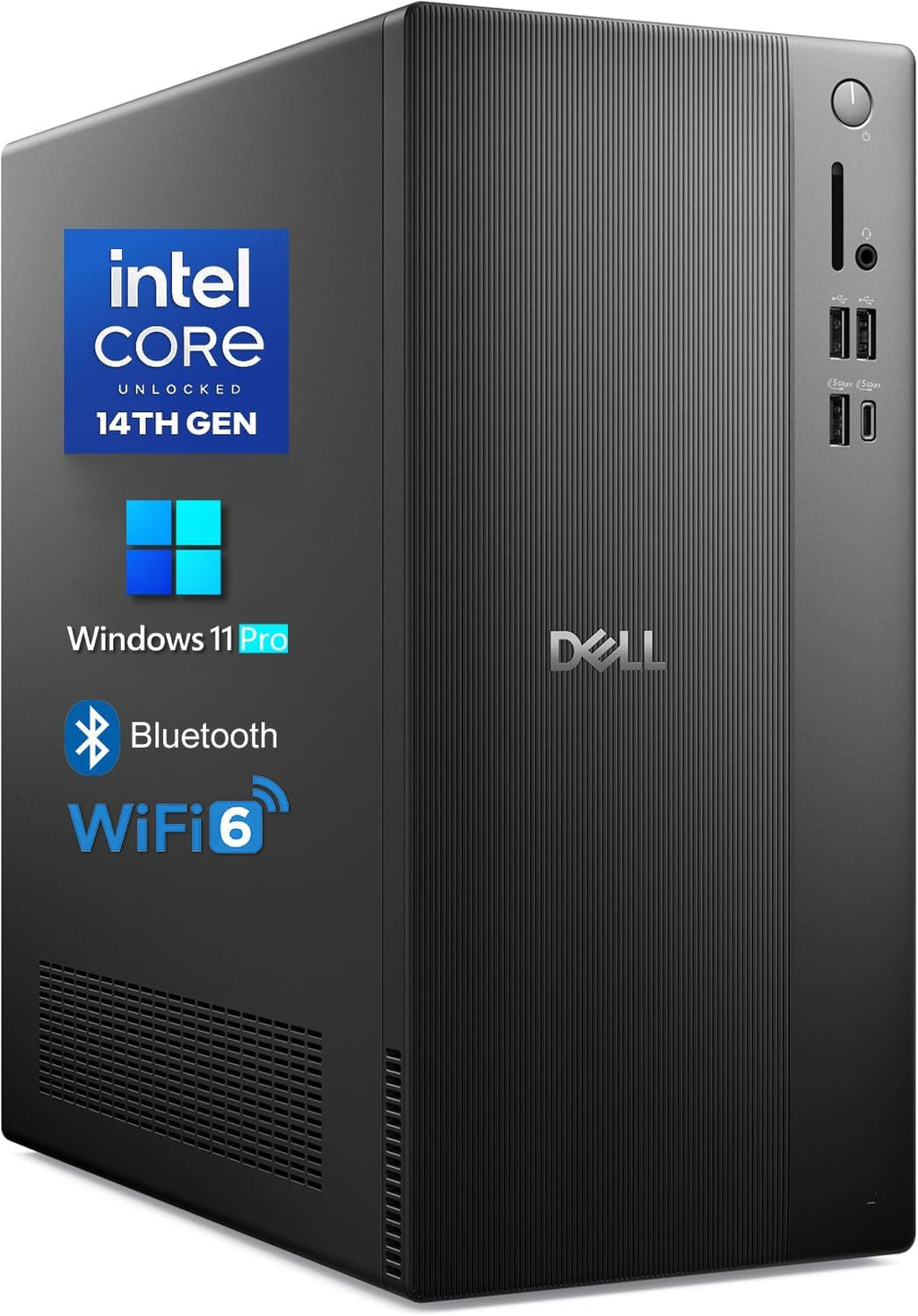 Dell 2026 Edition Tower Desktop Computers, 8GB DDR5 RAM, 512GB PCIe SSD