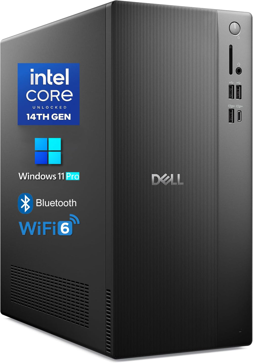 Dell 2026 Edition Tower Desktop Computers, 8GB DDR5 RAM, 512GB PCIe SSD