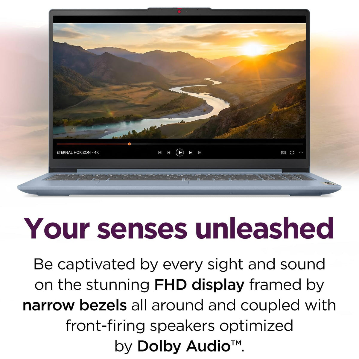 Lenovo Essential 15.6" FHD Laptop, Intel Processor, 8GB DDR5, 128GB Storage